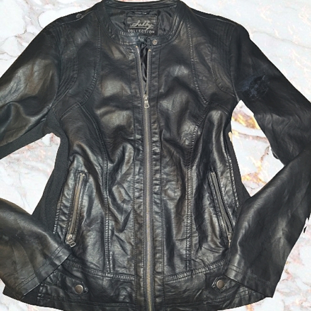 Jebby Collection Black leather Jacket